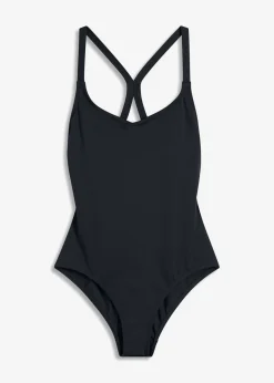 Bañador deportivo de material de secado rápido con espalda nadadora
