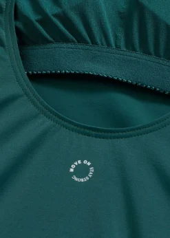 Bañador deportivo de material de secado rápido con espalda nadadora