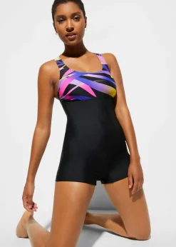 Bañador deportivo de material de secado rápido con perneras