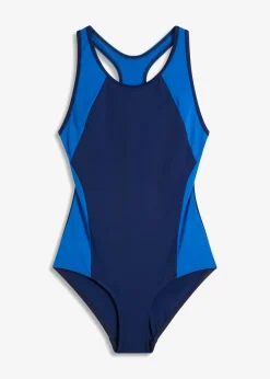 Bañador deportivo de material de secado rápido con espalda nadadora