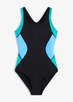 Bañador deportivo de material de secado rápido con espalda nadadora