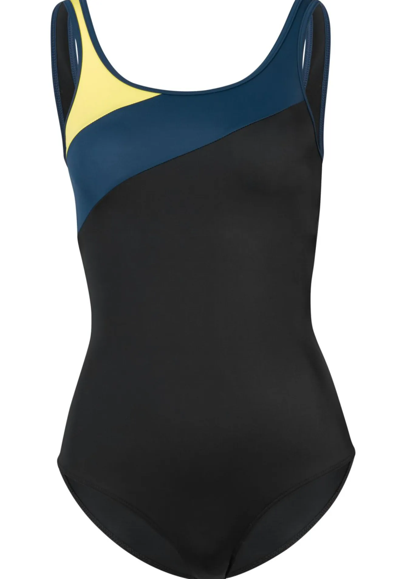 Bañador deportivo de secado rápido con inserto de contraste