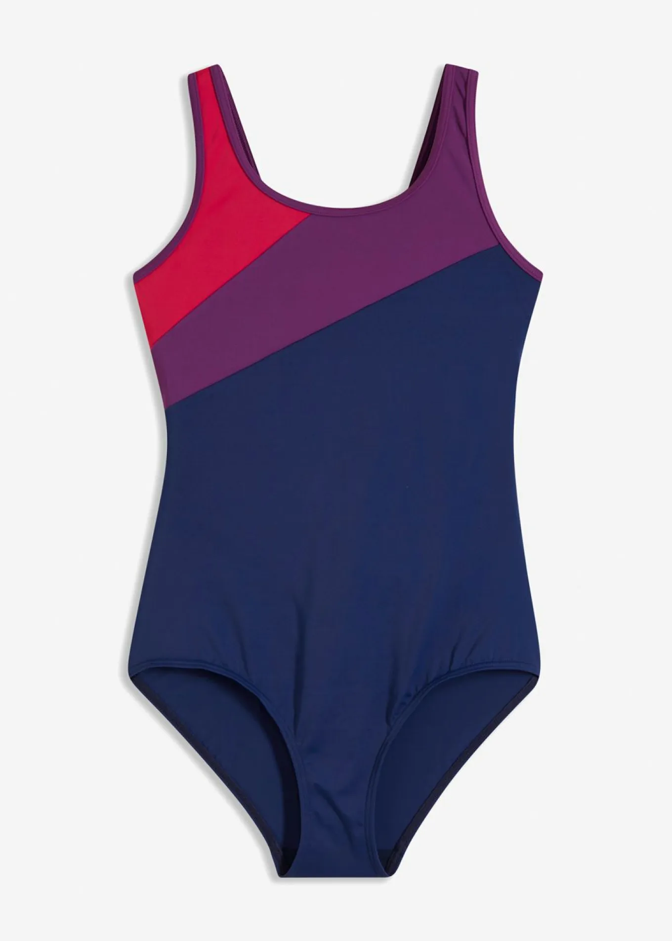 Bañador deportivo de secado rápido con inserto de contraste