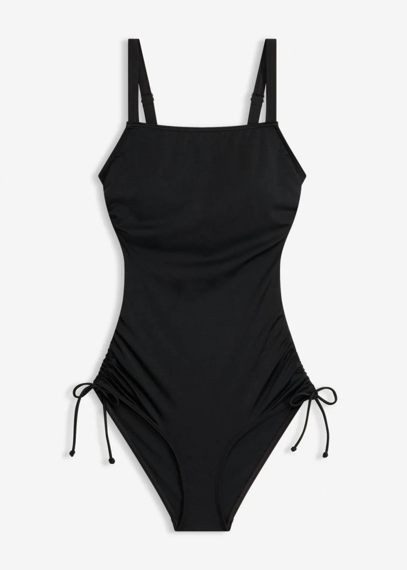 Bañador tipo bandeau con pernera alta