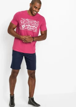 Bermuda tipo chino de corte regular