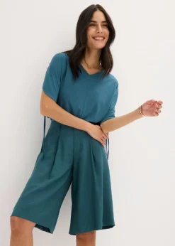 Bermudas anchas con pinzas