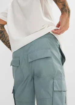 Bermudas cargo, con cintura elástica, corte regular