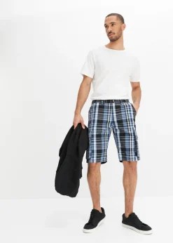 Bermudas cargo con cintura cómoda, regular fit