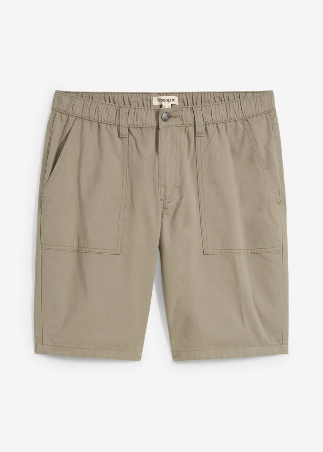 Bermudas con cintura cómoda, regular fit