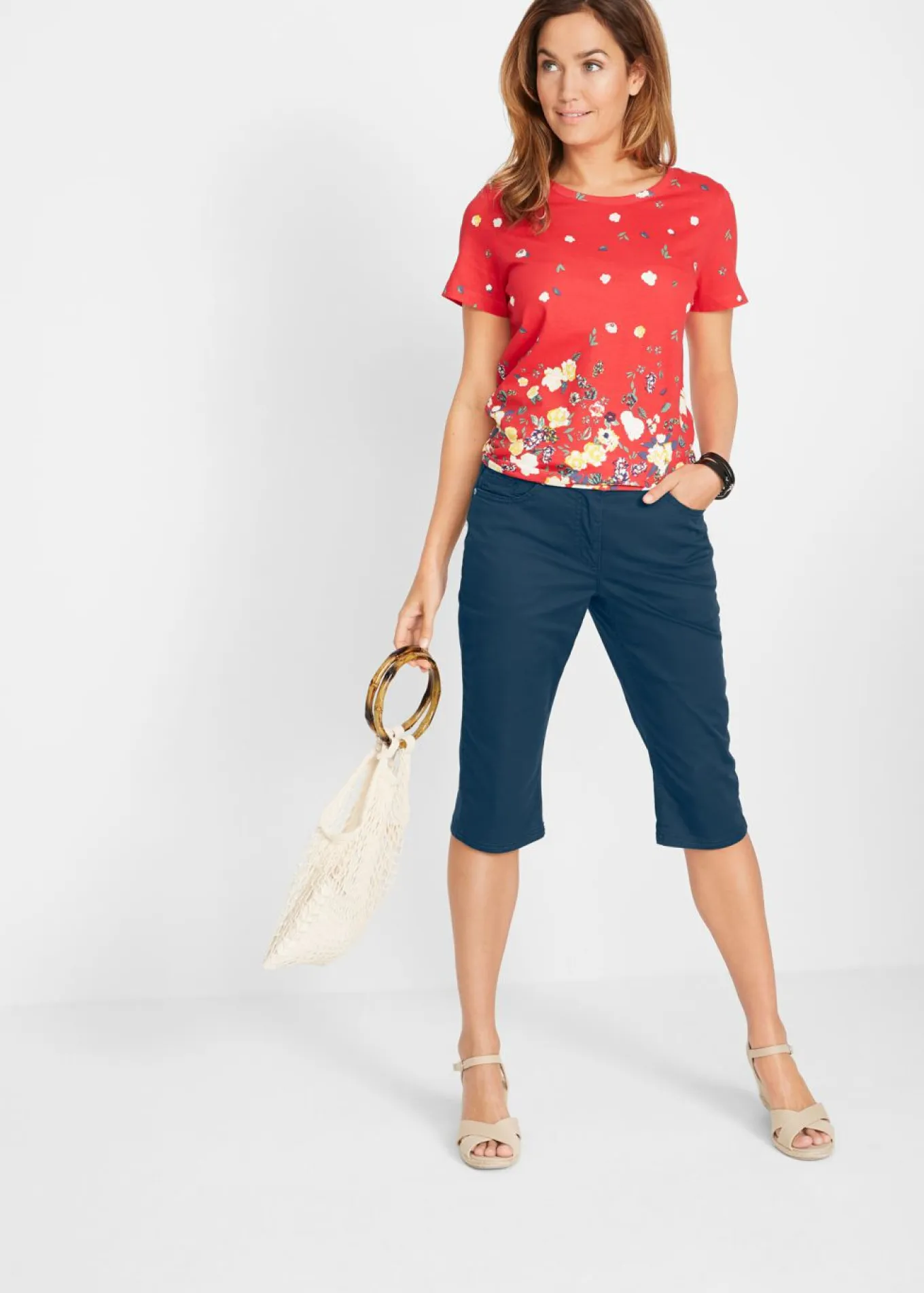 Bermudas con cintura elástica