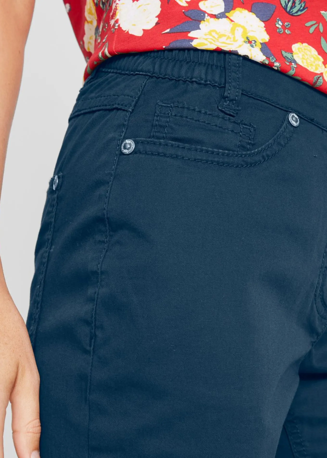 Bermudas con cintura elástica