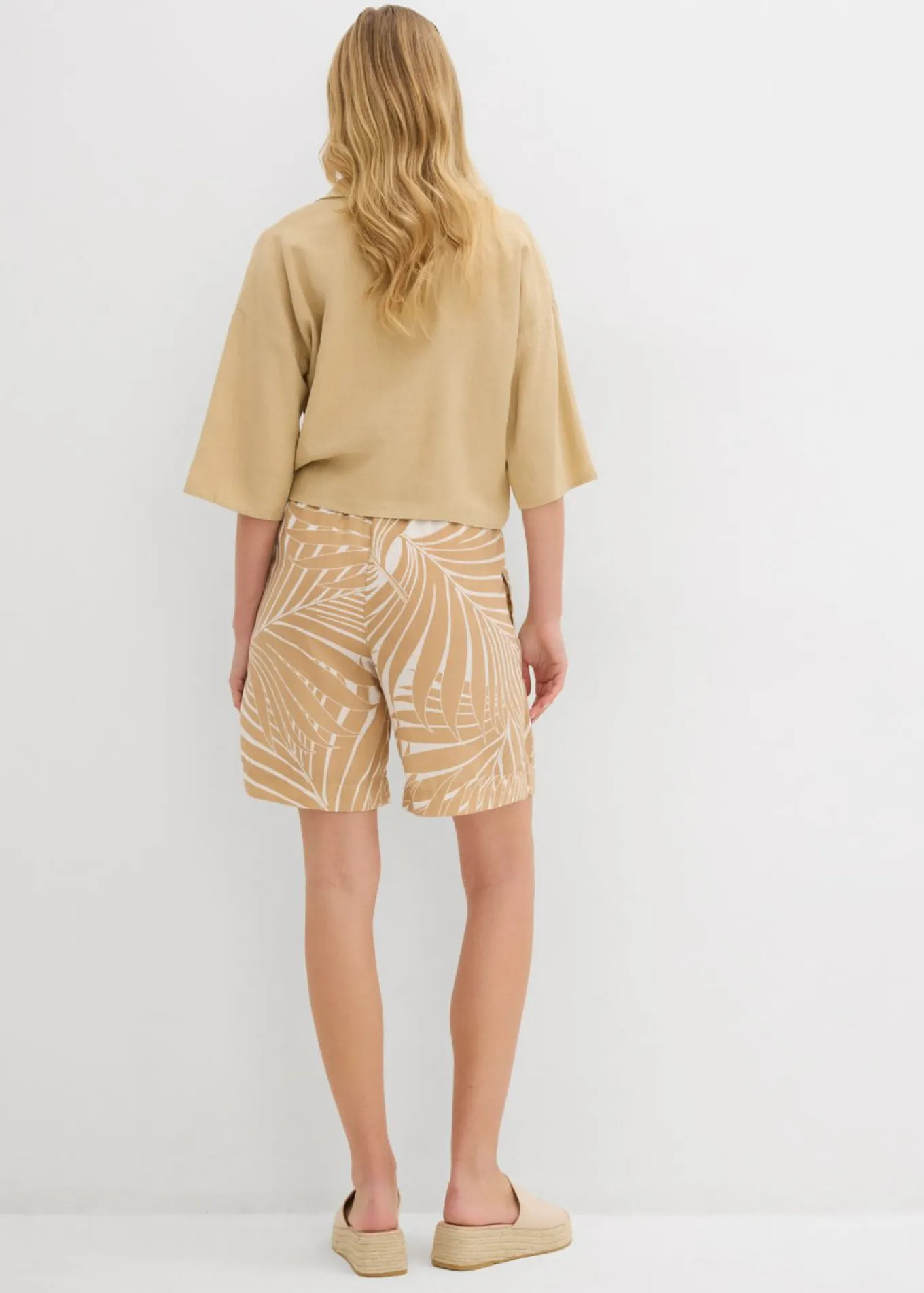 Bermudas con cintura elástica