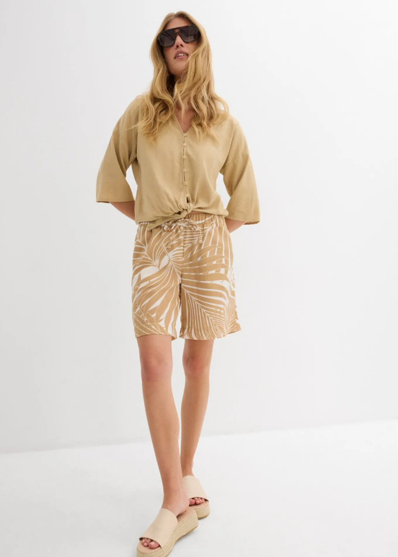 Bermudas con cintura elástica