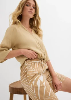Bermudas con cintura elástica