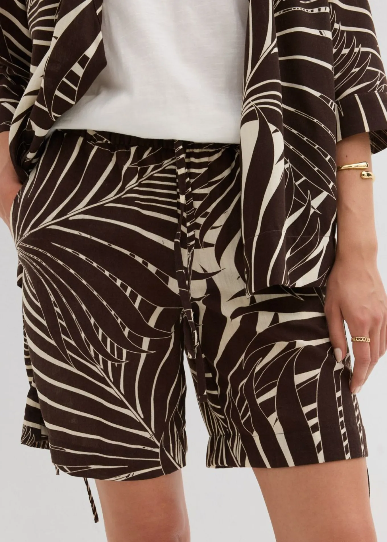 Bermudas con cintura elástica