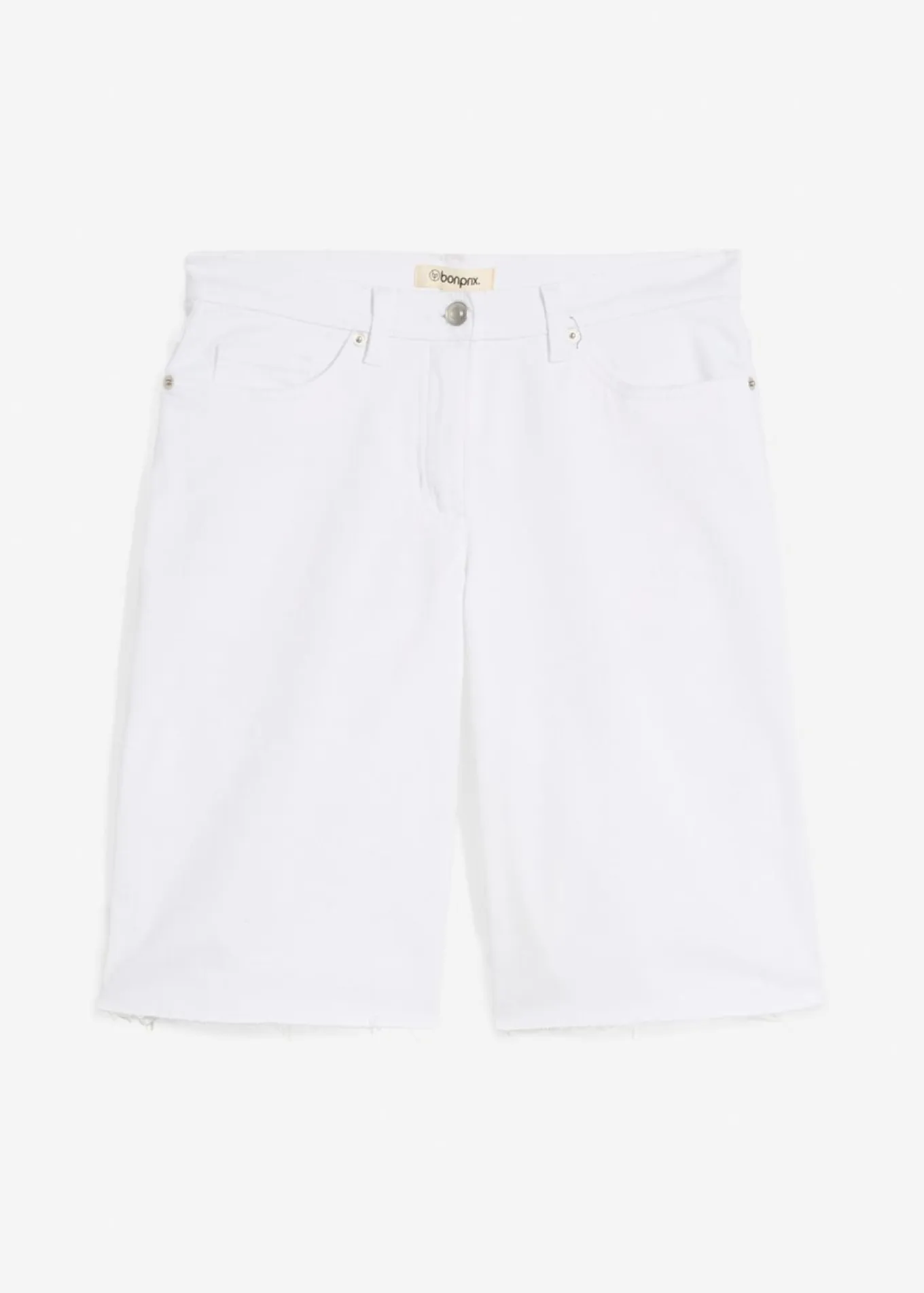Bermudas con dobladillo abierto