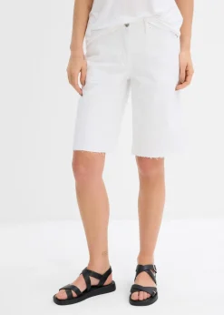Bermudas con dobladillo abierto