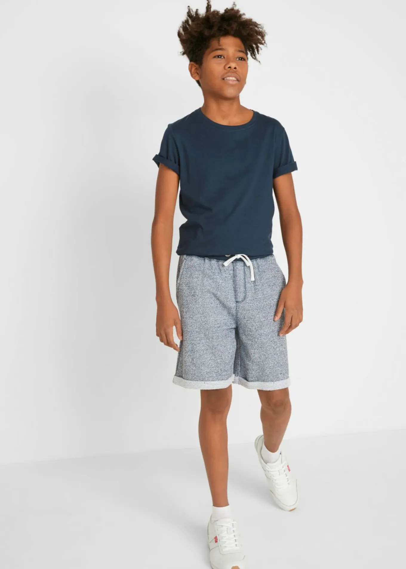 Bermudas con efecto vaquero