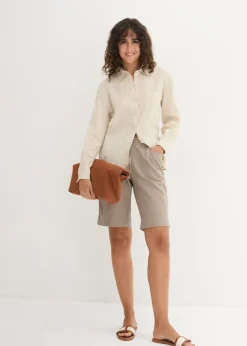 Bermudas con lino