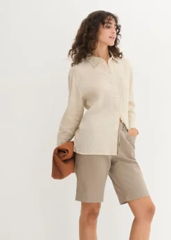 Bermudas con lino