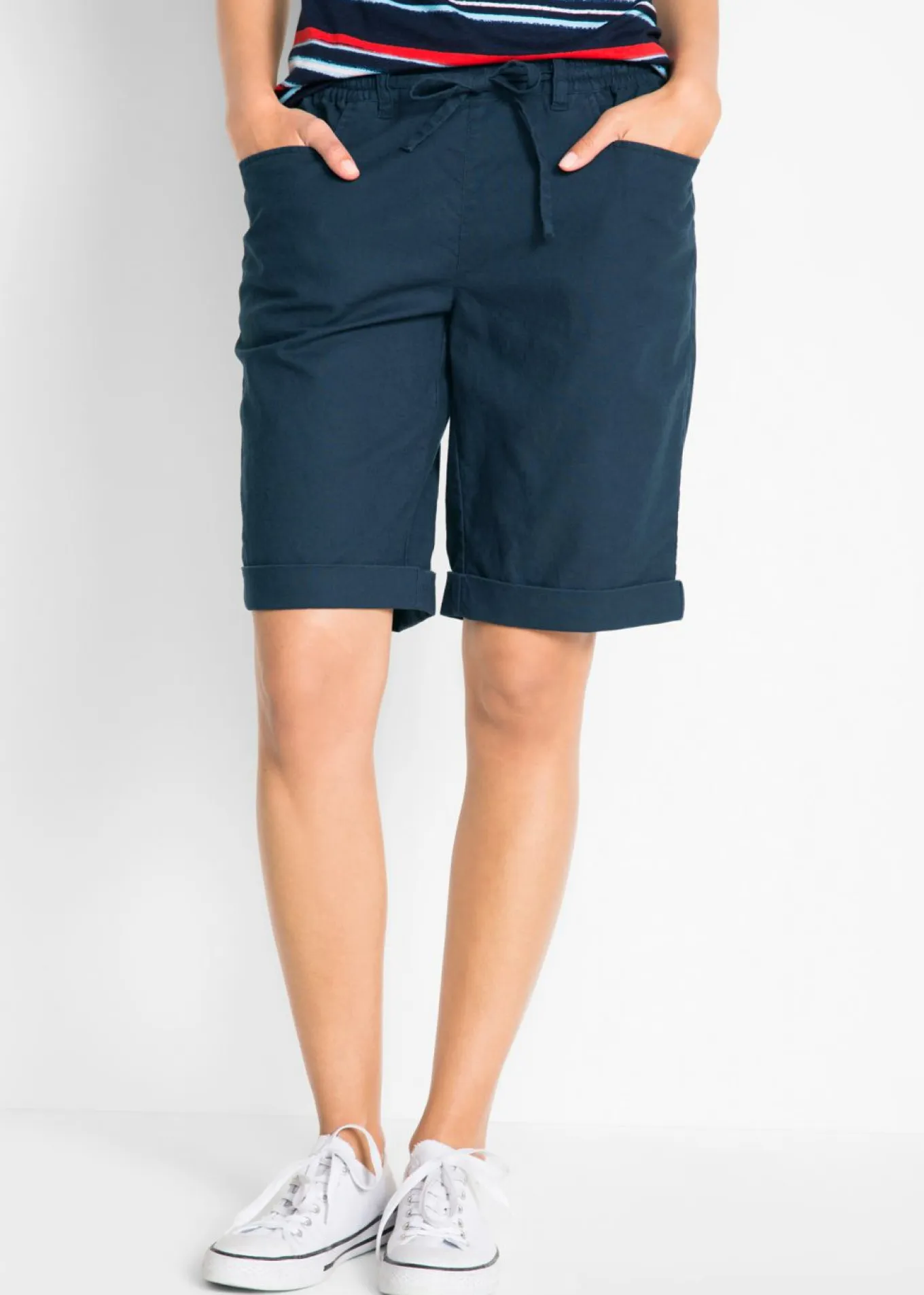Bermudas con lino
