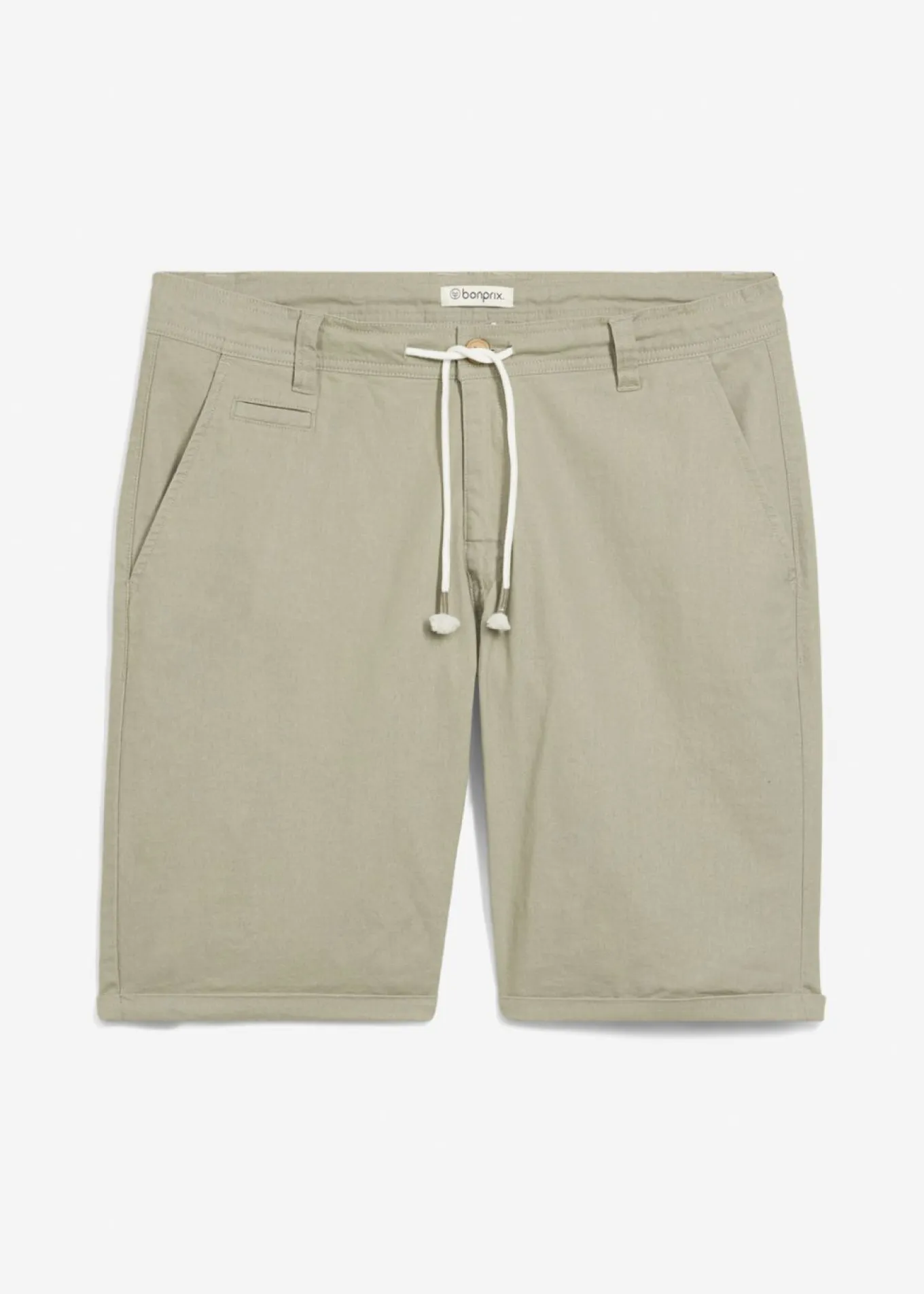 Bermudas con lino y corte regular