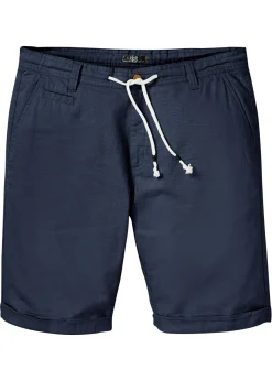 Bermudas con lino y corte regular