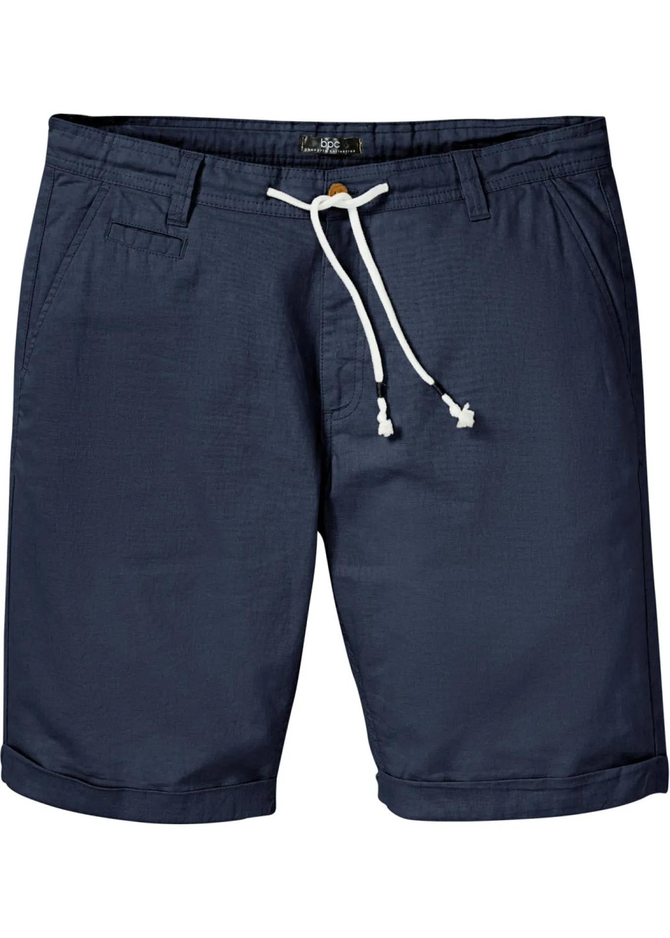 Bermudas con lino y corte regular