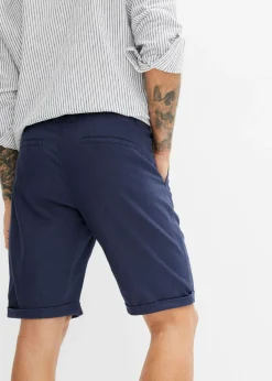 Bermudas con lino y corte regular