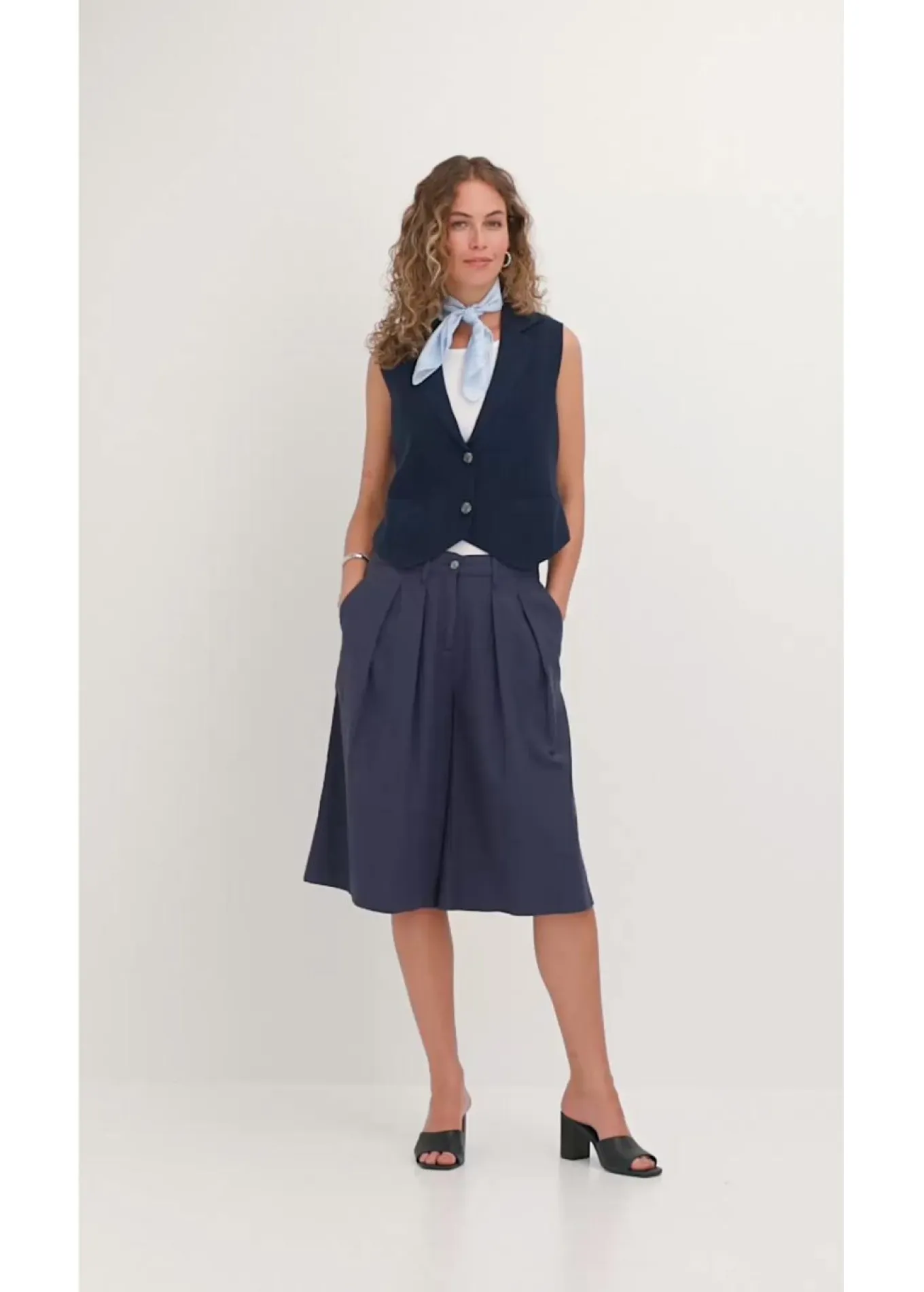 Bermudas con pinzas