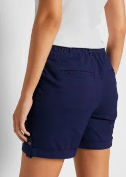 Bermudas de algodón con cinturilla elástica