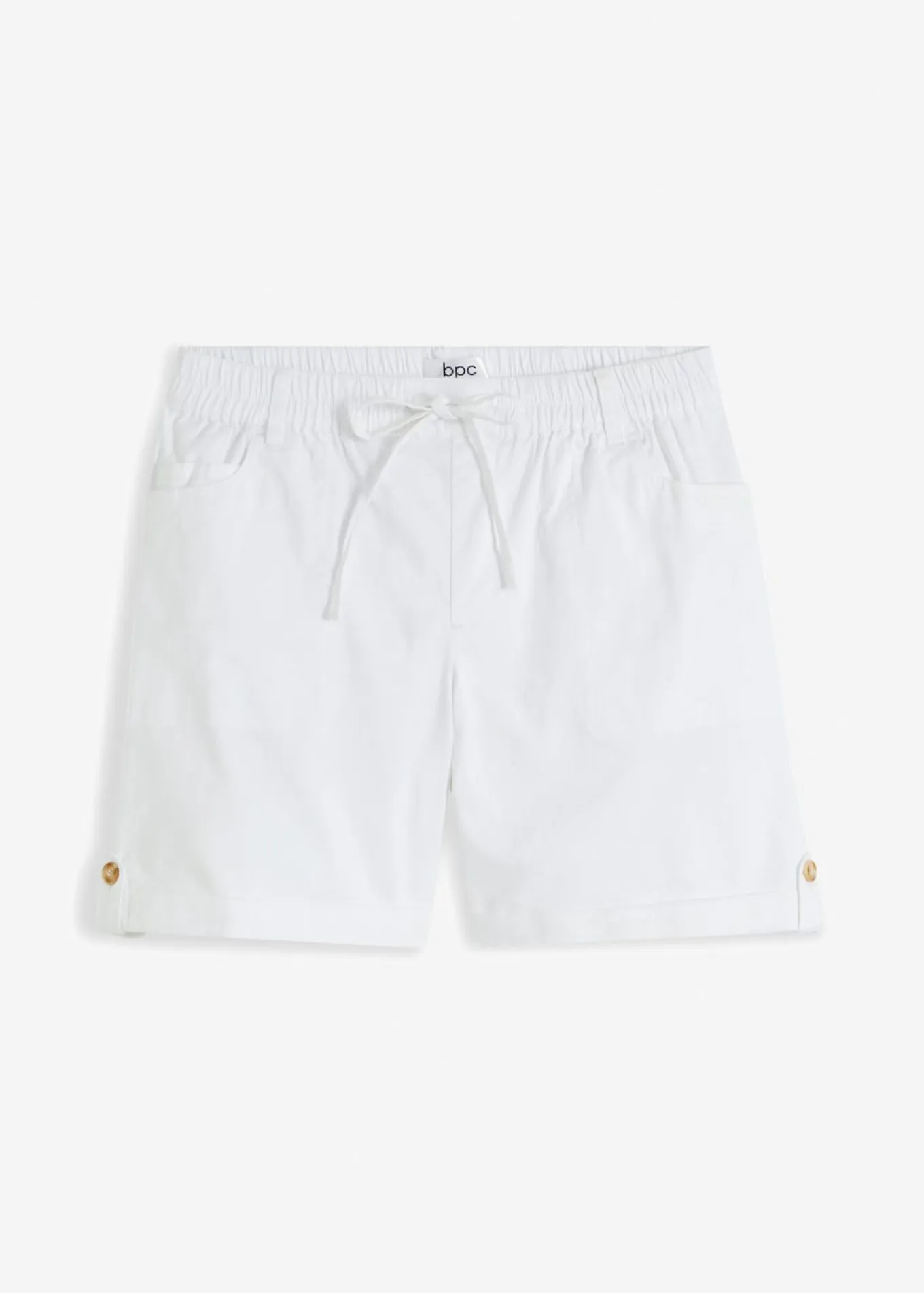 Bermudas de algodón con cinturilla elástica