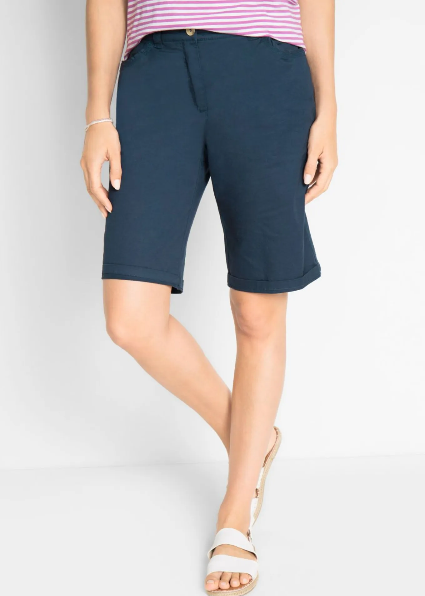Bermudas de algodón con cinturilla cómoda