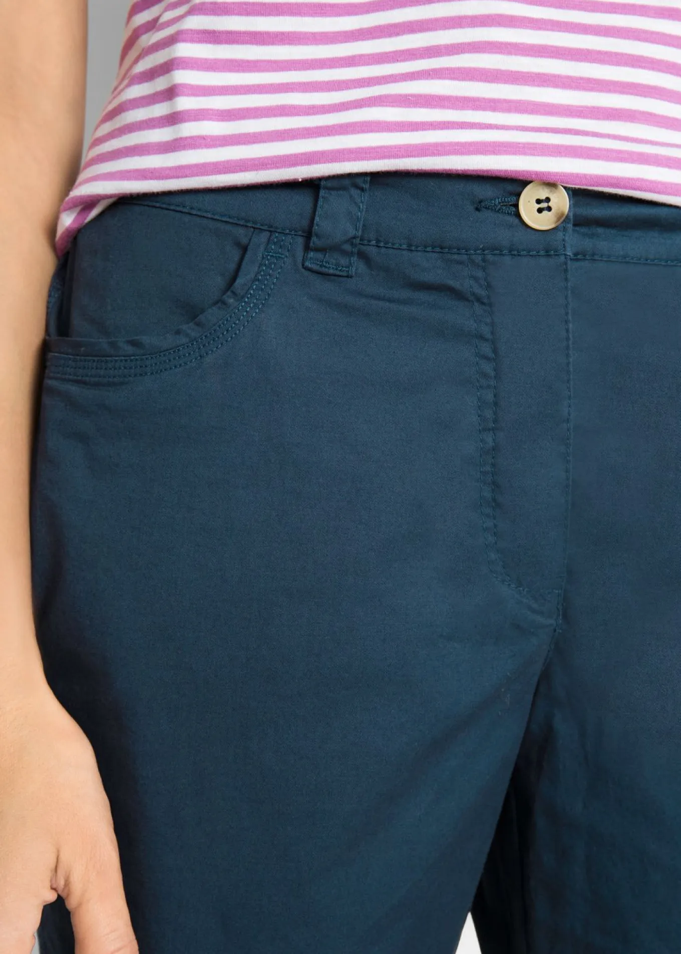 Bermudas de algodón con cinturilla cómoda