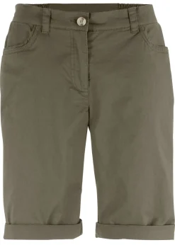 Bermudas de algodón con cinturilla cómoda