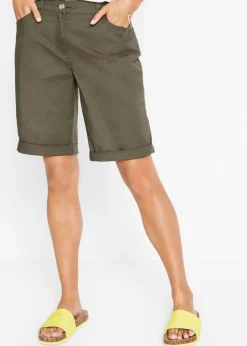 Bermudas de algodón con cinturilla cómoda