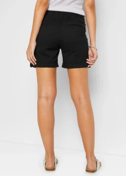 Bermudas de algodón con cinturilla elástica