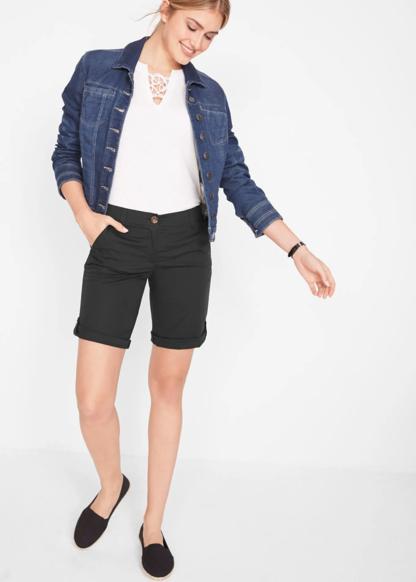 Bermudas de algodón veraniegas