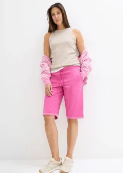 Bermudas de chándal con dobladillo