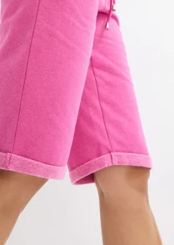 Bermudas de chándal con dobladillo