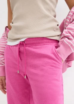 Bermudas de chándal con dobladillo