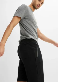 Bermudas de chándal con prácticos bolsillos con cremallera