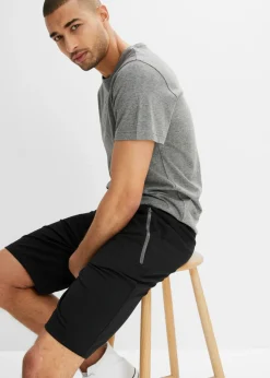 Bermudas de chándal con prácticos bolsillos con cremallera