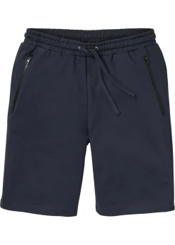 Bermudas de chándal con prácticos bolsillos con cremallera