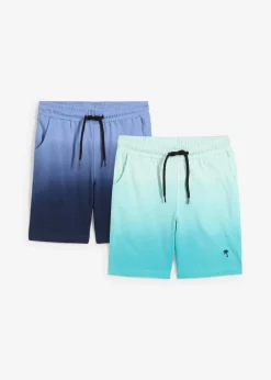 Bermudas de chándal de algodón puro (2 unidades)