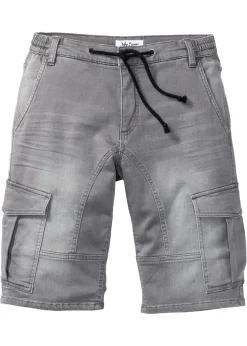 Bermudas de chándal estilo vaquero, regular fit
