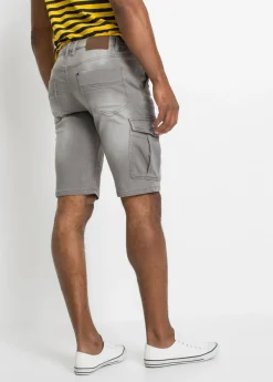 Bermudas de chándal estilo vaquero, regular fit