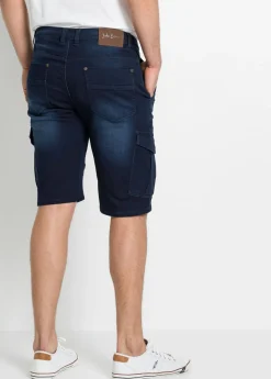Bermudas de chándal estilo vaquero, regular fit