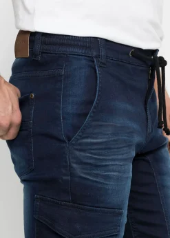 Bermudas de chándal estilo vaquero, regular fit