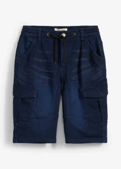 Bermudas de chándal estilo vaquero, regular fit